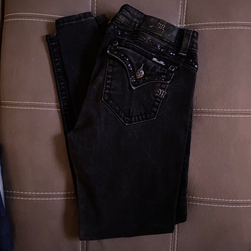Black Miss Me Jeans